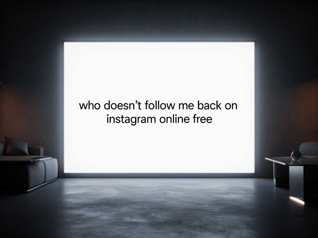 who doesn't follow me back on instagram online free